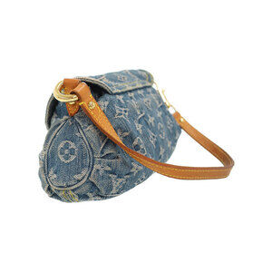 Louis Vuitton Shoulder Semi Denim Bag Pleaty Monogram